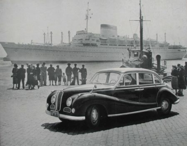 BMW 502 Modelprogram 1954 Carbrochure (4695)